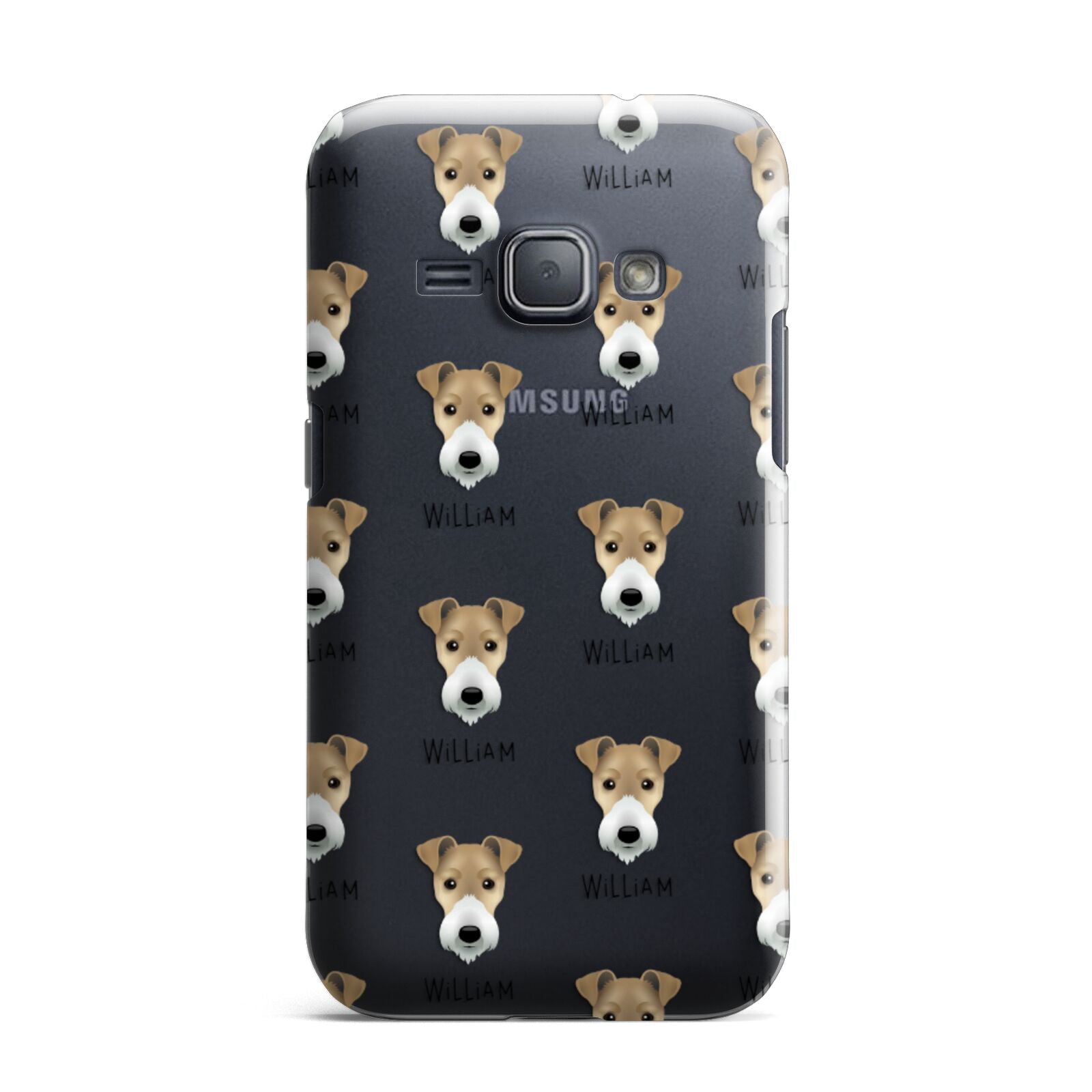 Fox Terrier Icon with Name Samsung Galaxy J1 2016 Case