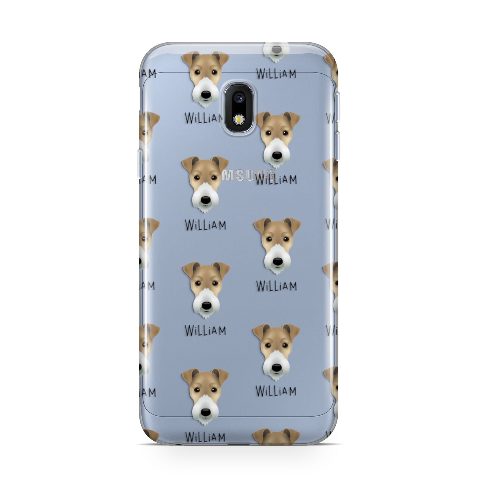 Fox Terrier Icon with Name Samsung Galaxy J3 2017 Case