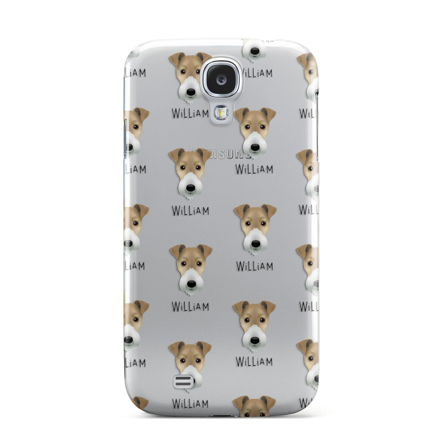 Fox Terrier Icon with Name Samsung Galaxy S4 Case