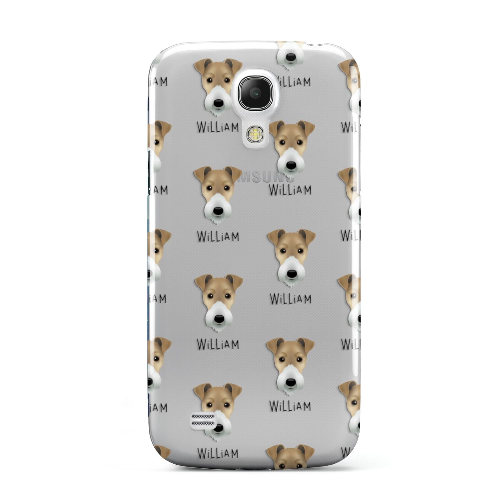 Fox Terrier Icon with Name Samsung Galaxy S4 Mini Case