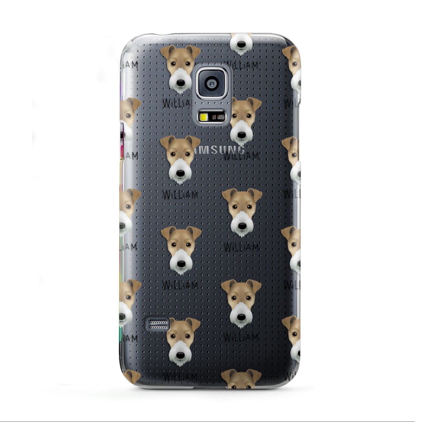 Fox Terrier Icon with Name Samsung Galaxy S5 Mini Case