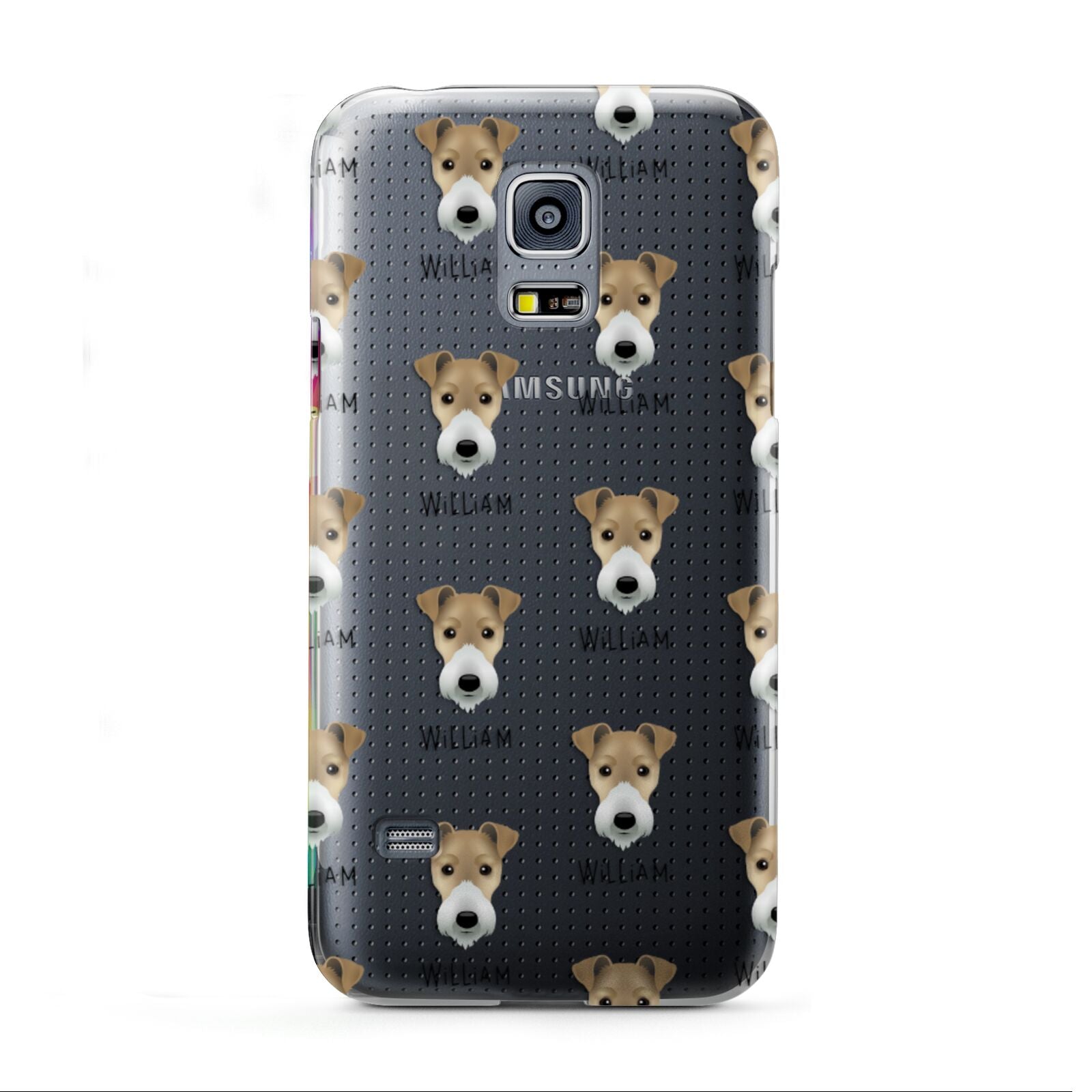 Fox Terrier Icon with Name Samsung Galaxy S5 Mini Case
