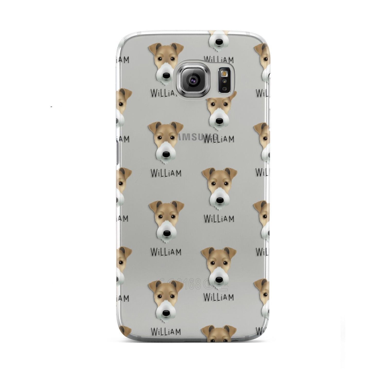 Fox Terrier Icon with Name Samsung Galaxy S6 Case