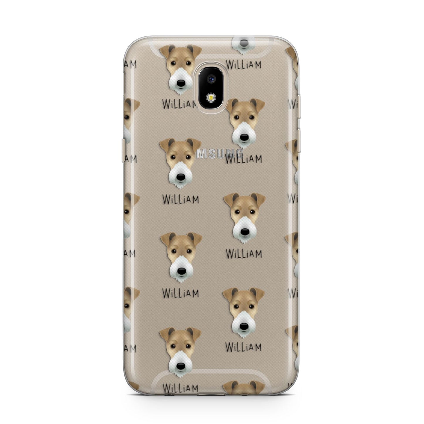 Fox Terrier Icon with Name Samsung J5 2017 Case