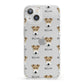 Fox Terrier Icon with Name iPhone 13 Clear Bumper Case