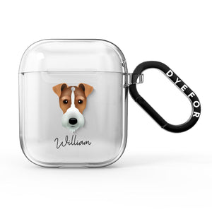 Fox Terrier Personalised AirPods Case