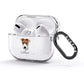 Fox Terrier Personalised AirPods Glitter Case 3rd Gen Side Image