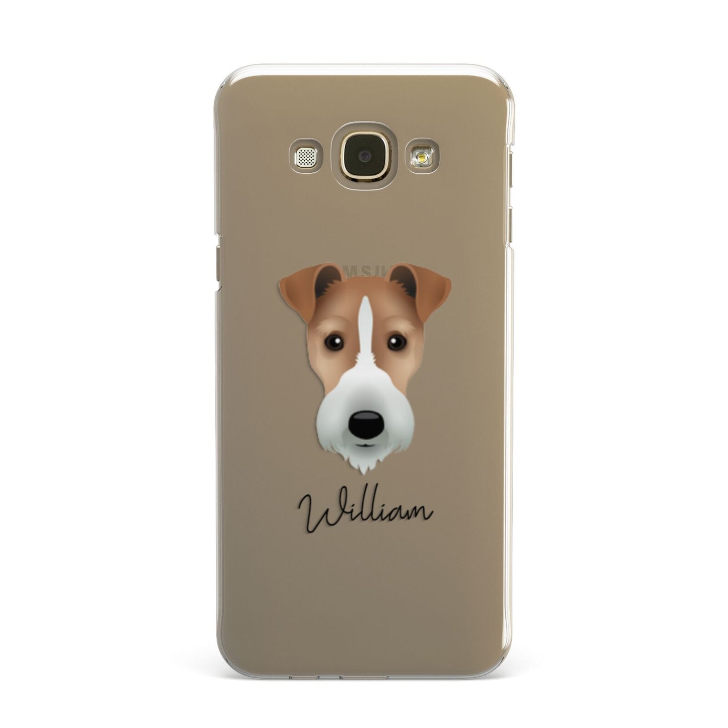Fox Terrier Personalised Samsung Galaxy A8 Case