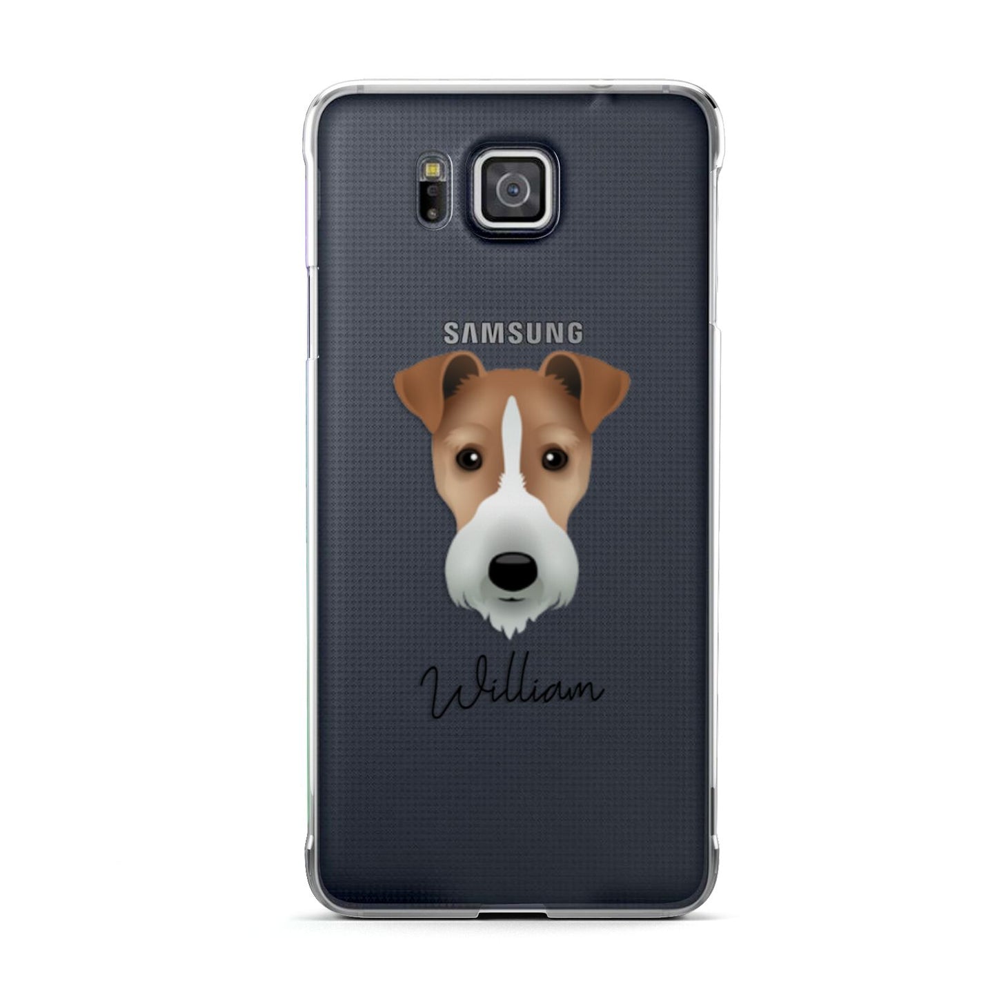 Fox Terrier Personalised Samsung Galaxy Alpha Case