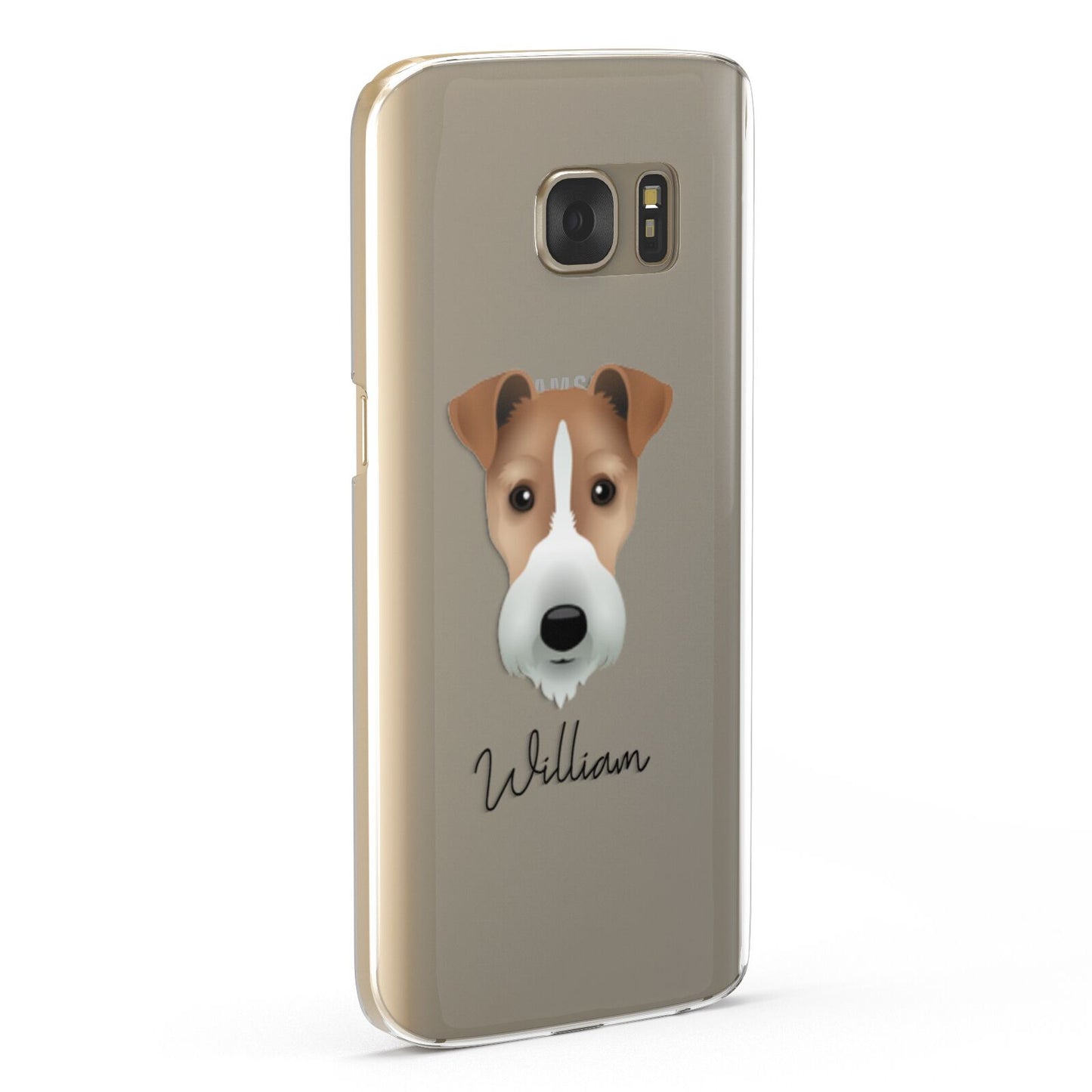 Fox Terrier Personalised Samsung Galaxy Case Fourty Five Degrees