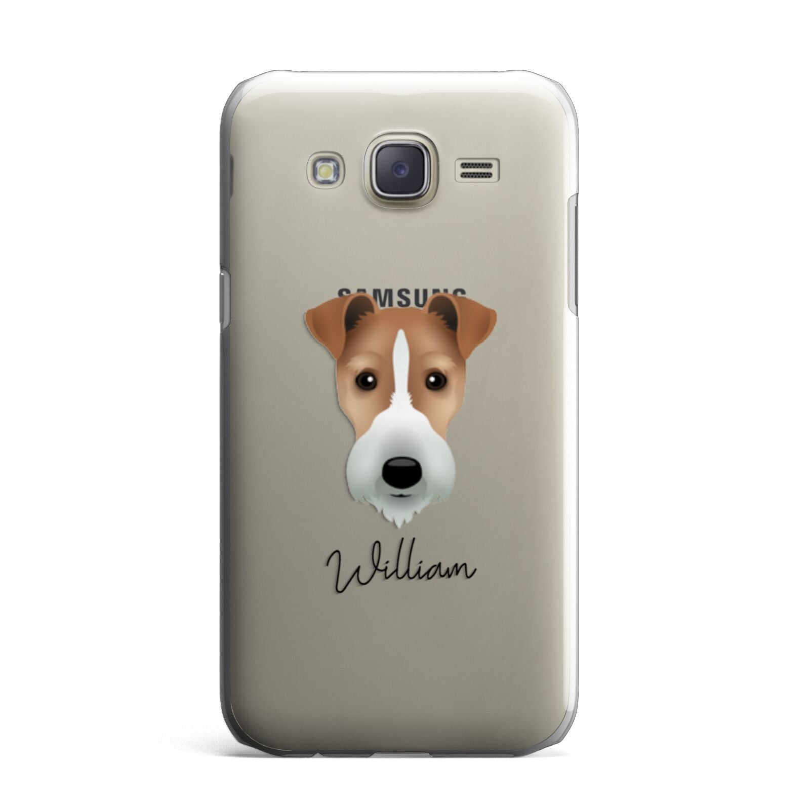 Fox Terrier Personalised Samsung Galaxy J7 Case