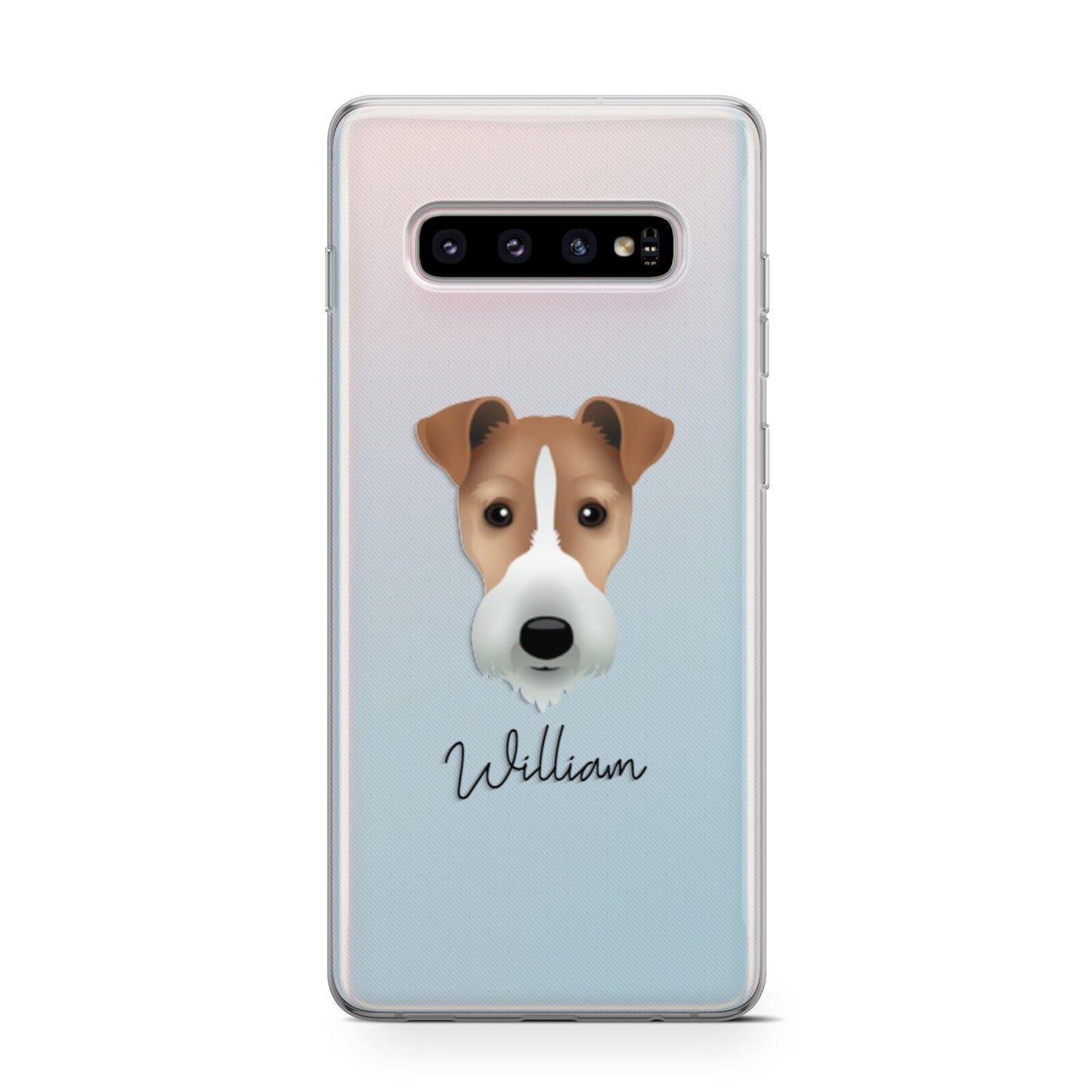 Fox Terrier Personalised Samsung Galaxy S10 Case