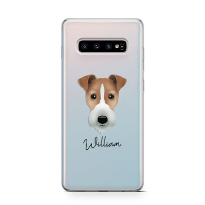Fox Terrier Personalised Samsung Galaxy S10 Case