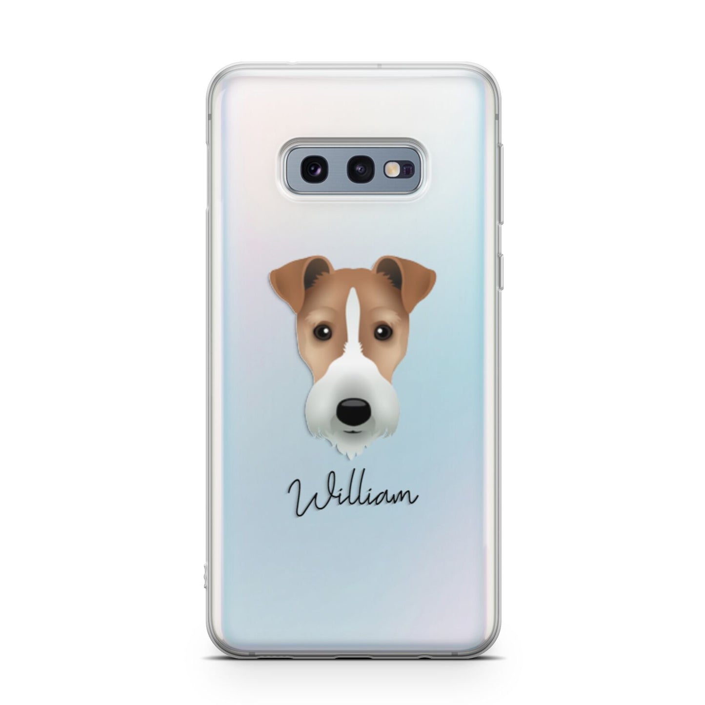 Fox Terrier Personalised Samsung Galaxy S10E Case