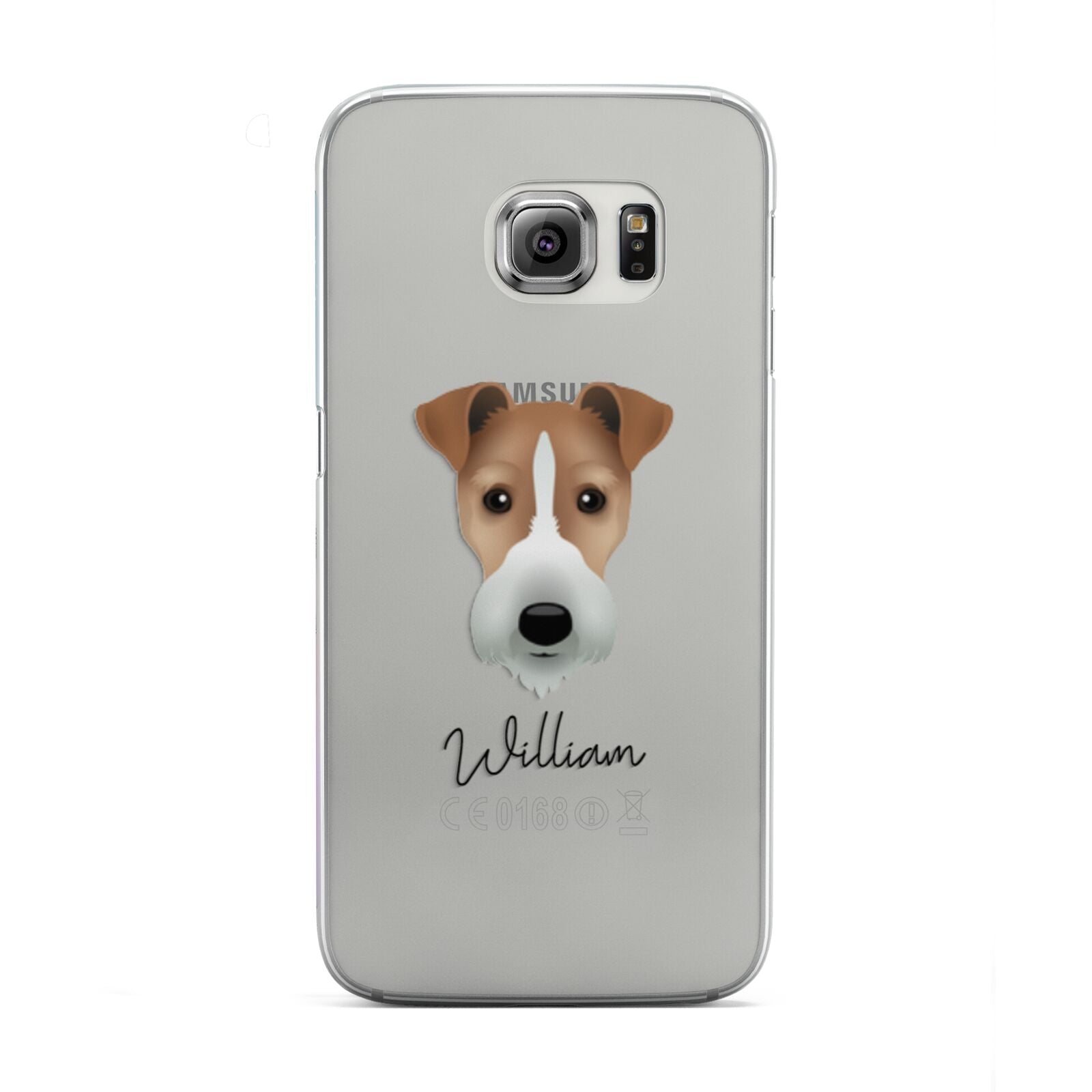 Fox Terrier Personalised Samsung Galaxy S6 Edge Case