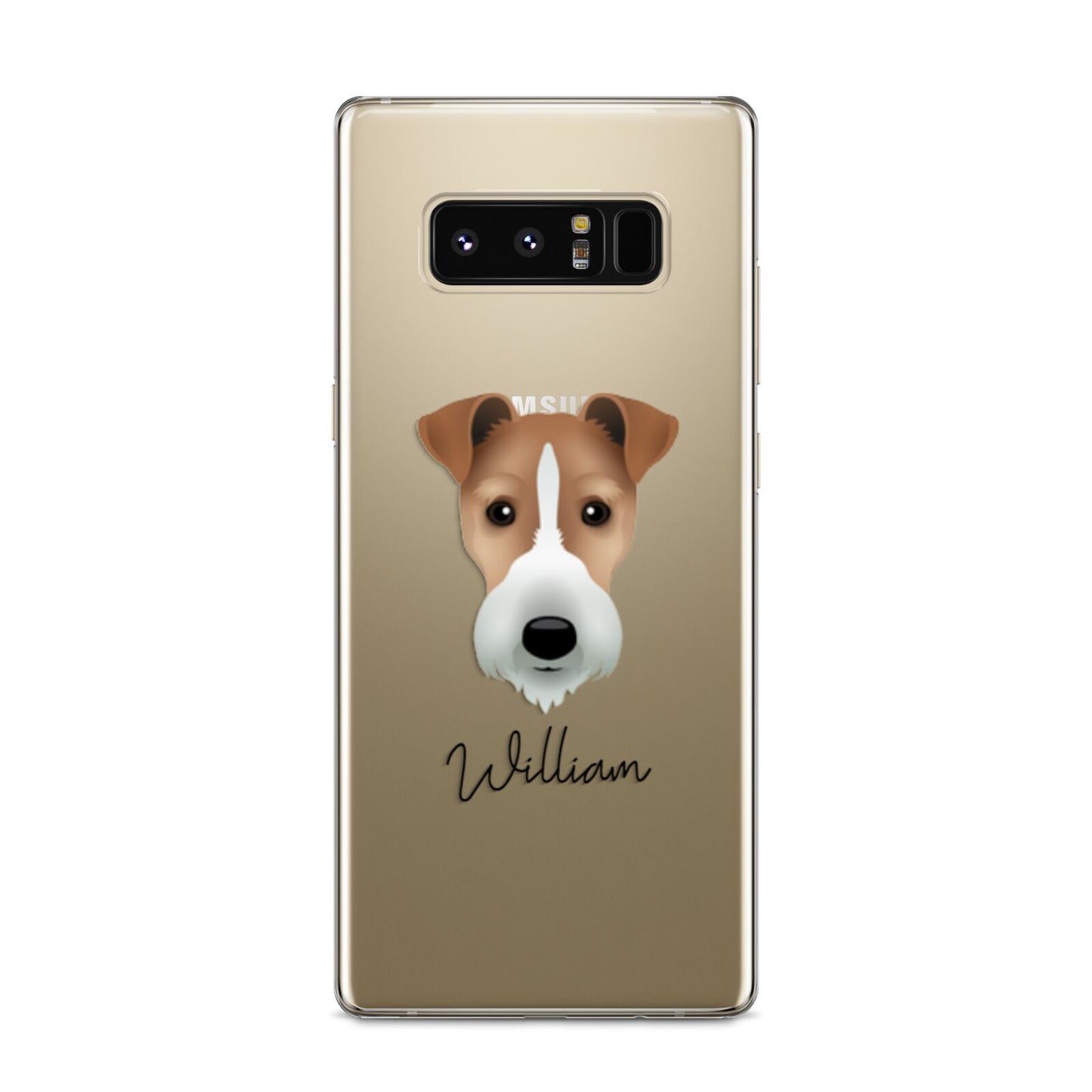 Fox Terrier Personalised Samsung Galaxy S8 Case