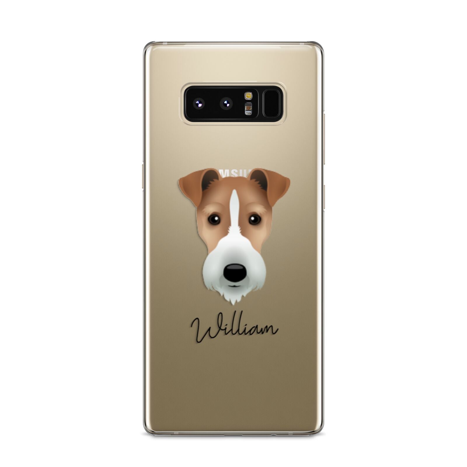 Fox Terrier Personalised Samsung Galaxy S8 Case