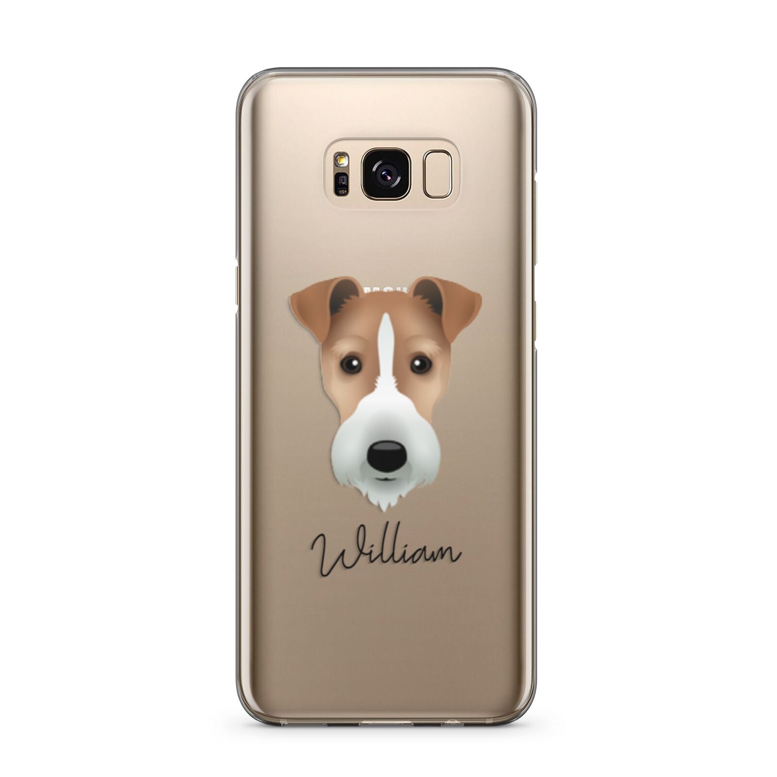 Fox Terrier Personalised Samsung Galaxy S8 Plus Case