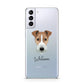 Fox Terrier Personalised Samsung S21 Plus Phone Case