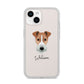 Fox Terrier Personalised iPhone 14 Clear Tough Case Starlight
