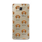 Foxhound Icon with Name Samsung Galaxy A3 2016 Case on gold phone