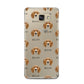 Foxhound Icon with Name Samsung Galaxy A5 2016 Case on gold phone