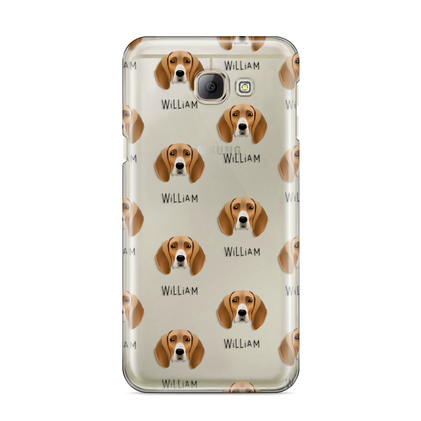 Foxhound Icon with Name Samsung Galaxy A8 2016 Case