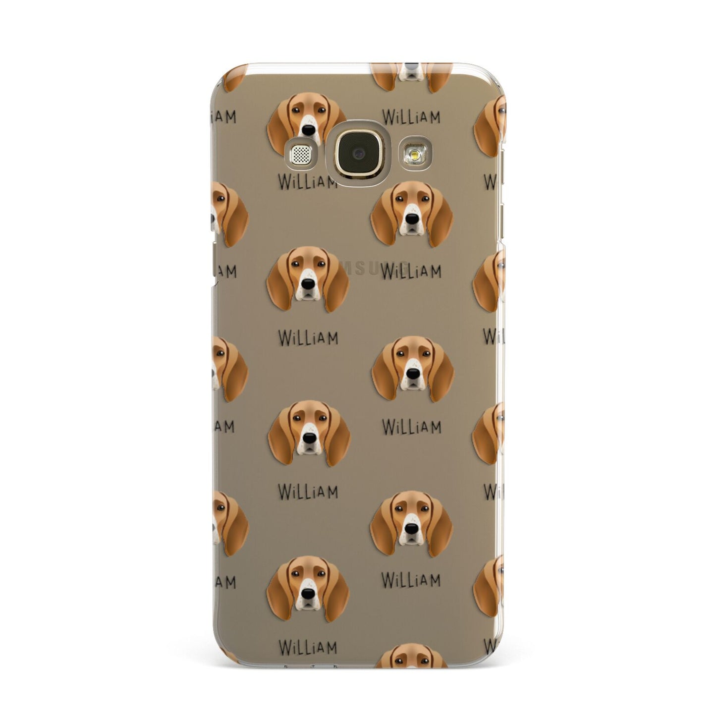 Foxhound Icon with Name Samsung Galaxy A8 Case
