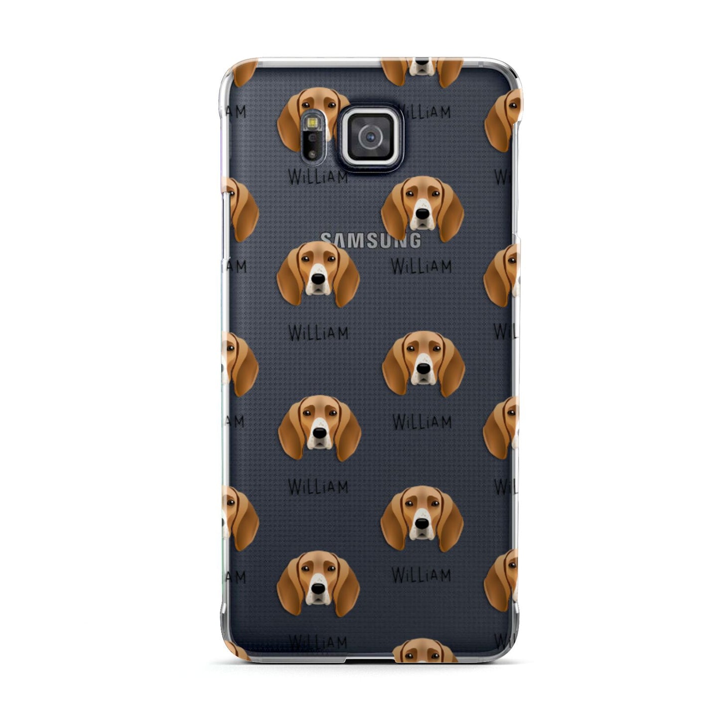 Foxhound Icon with Name Samsung Galaxy Alpha Case