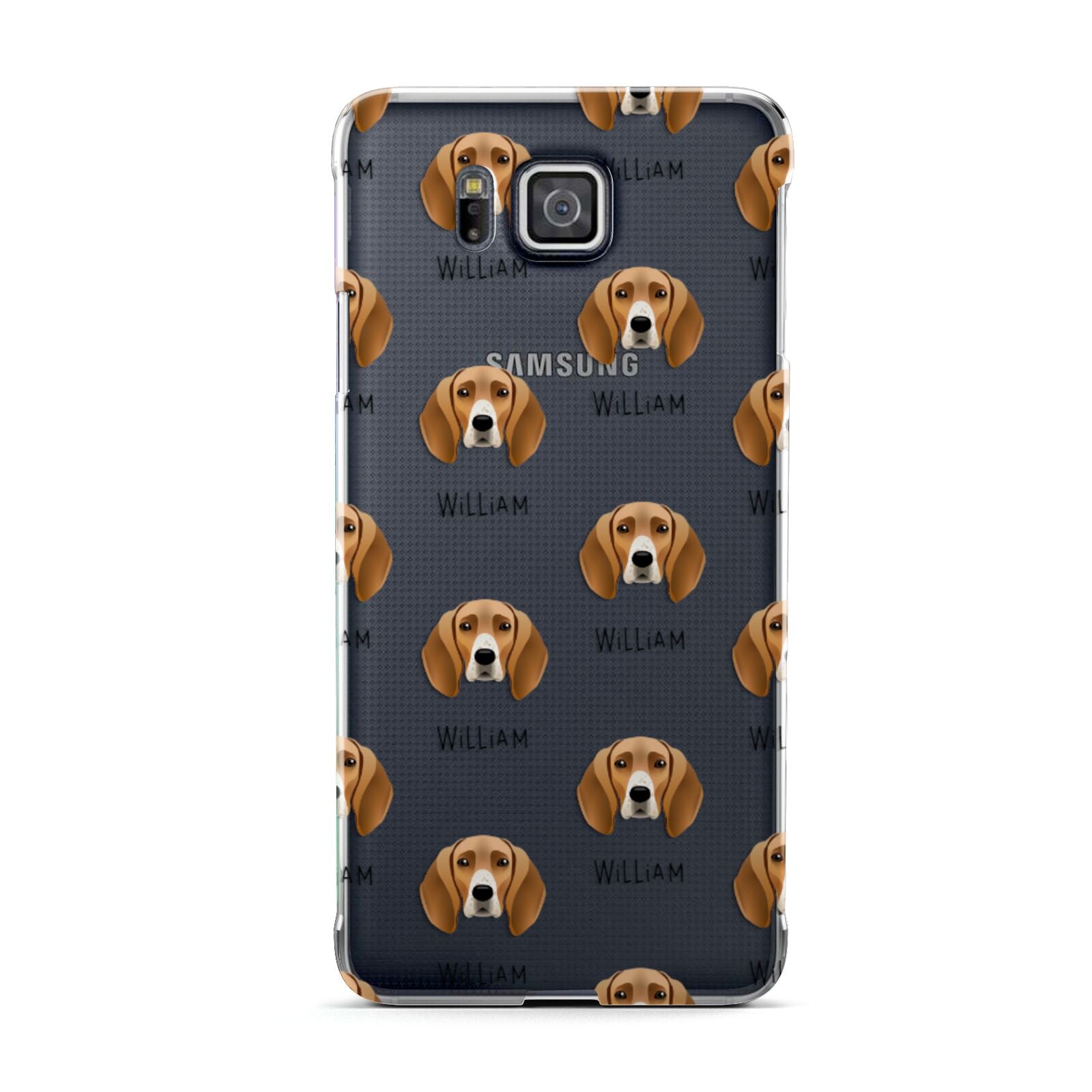 Foxhound Icon with Name Samsung Galaxy Alpha Case