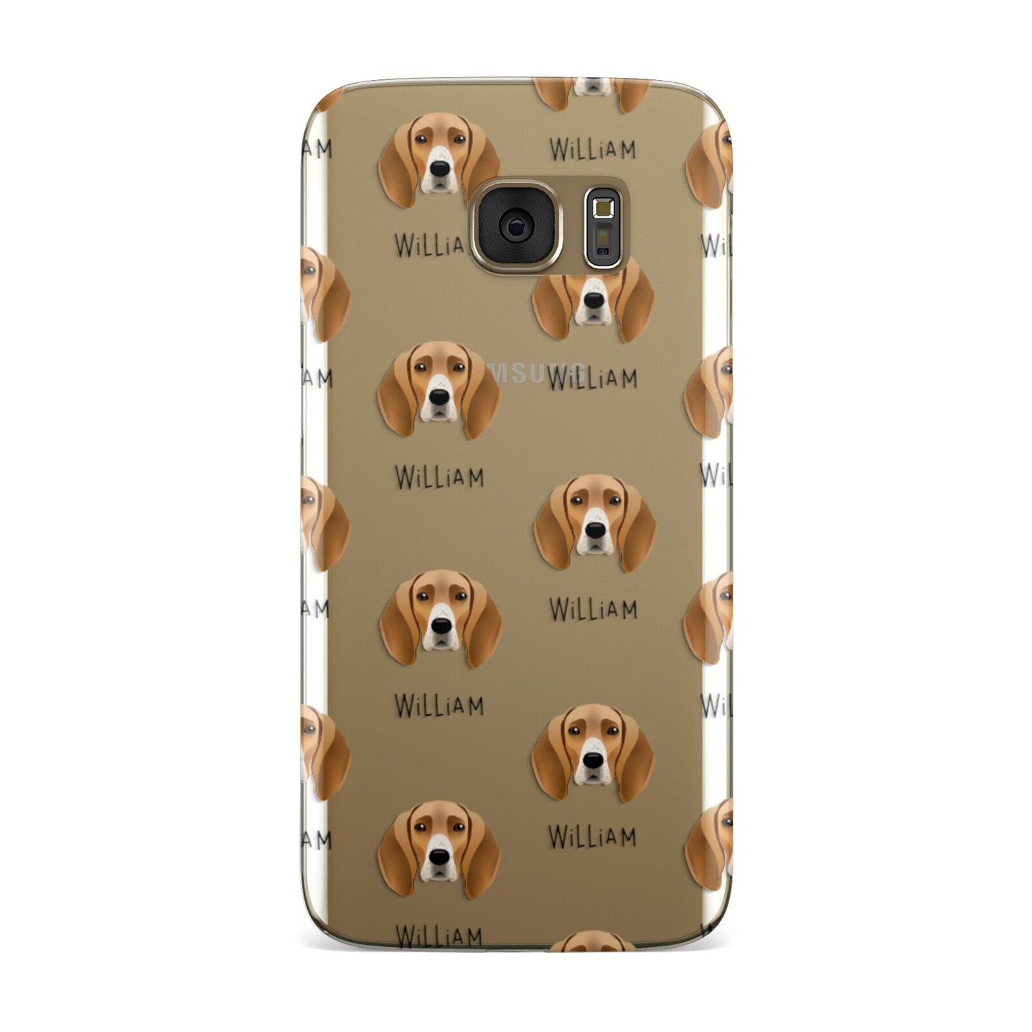 Foxhound Icon with Name Samsung Galaxy Case