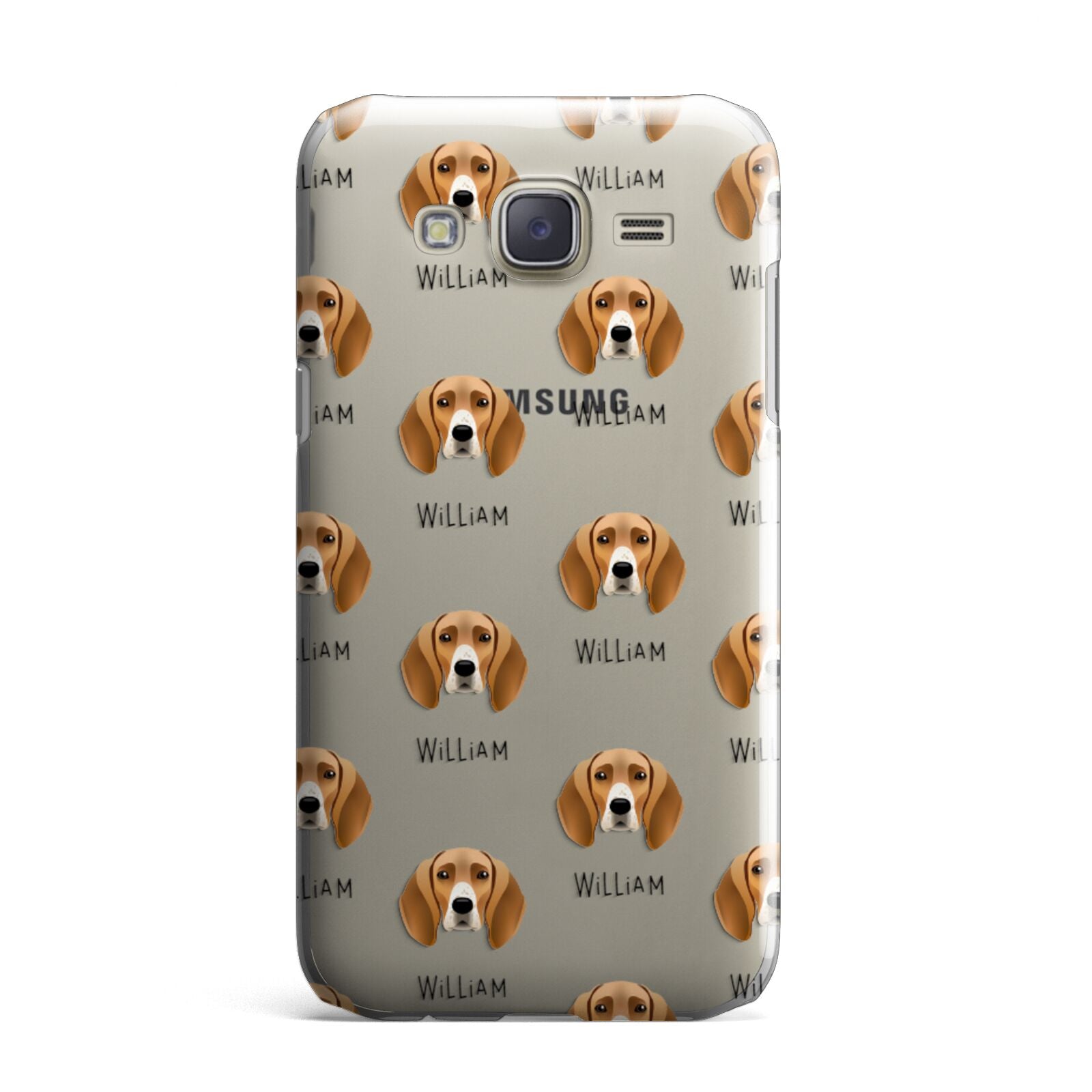 Foxhound Icon with Name Samsung Galaxy J7 Case