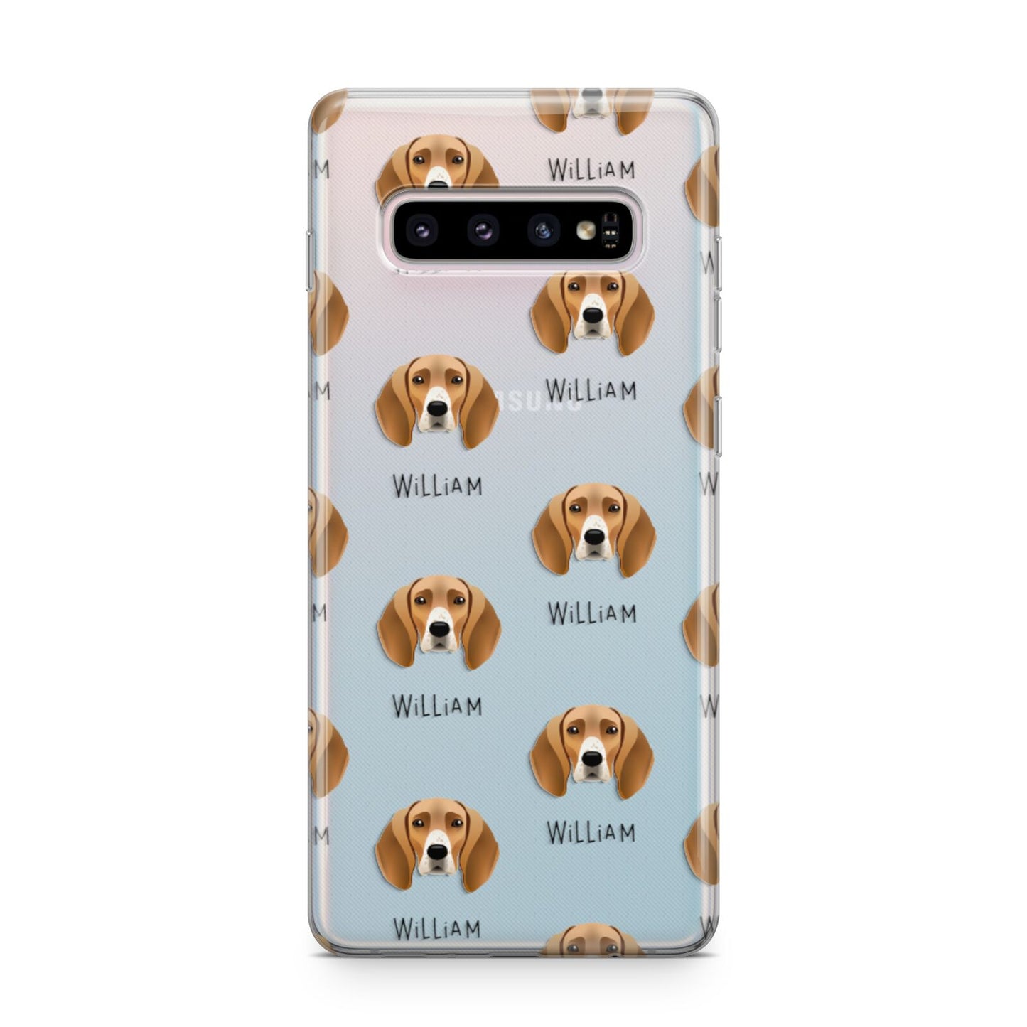 Foxhound Icon with Name Samsung Galaxy S10 Plus Case