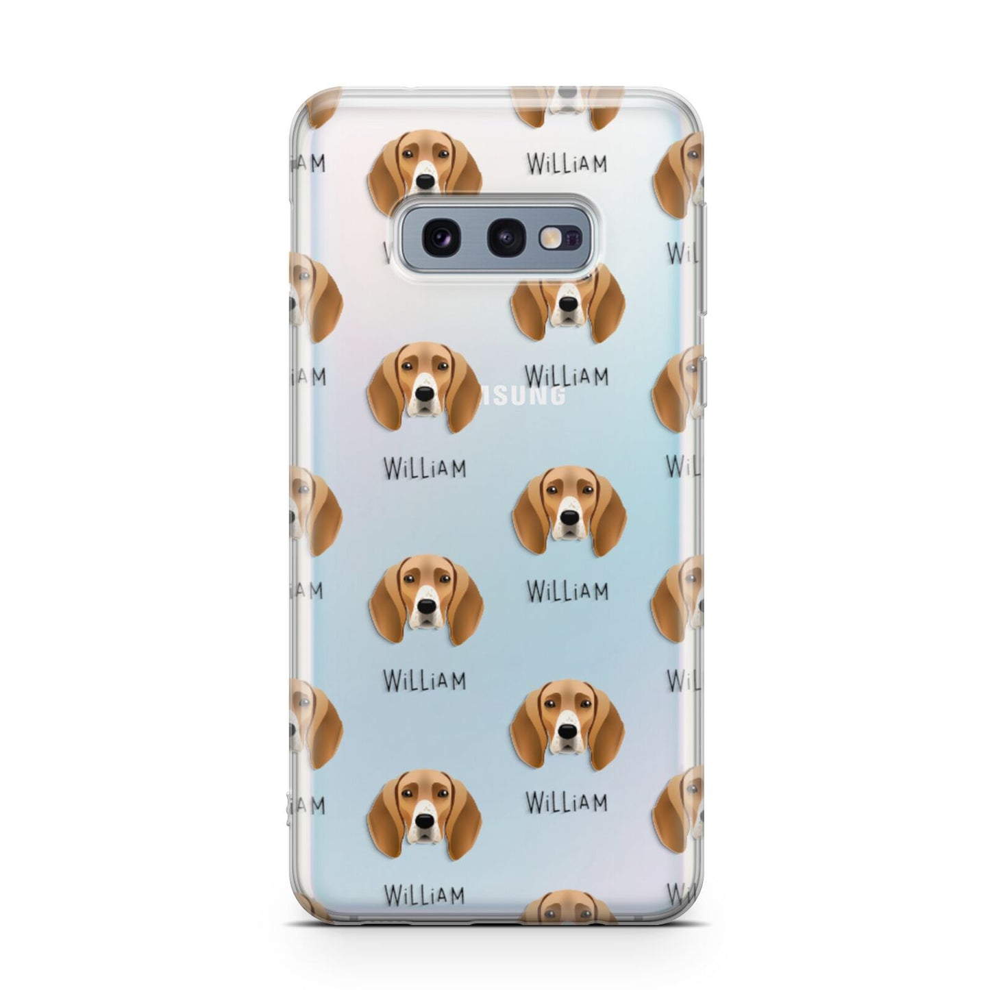 Foxhound Icon with Name Samsung Galaxy S10E Case