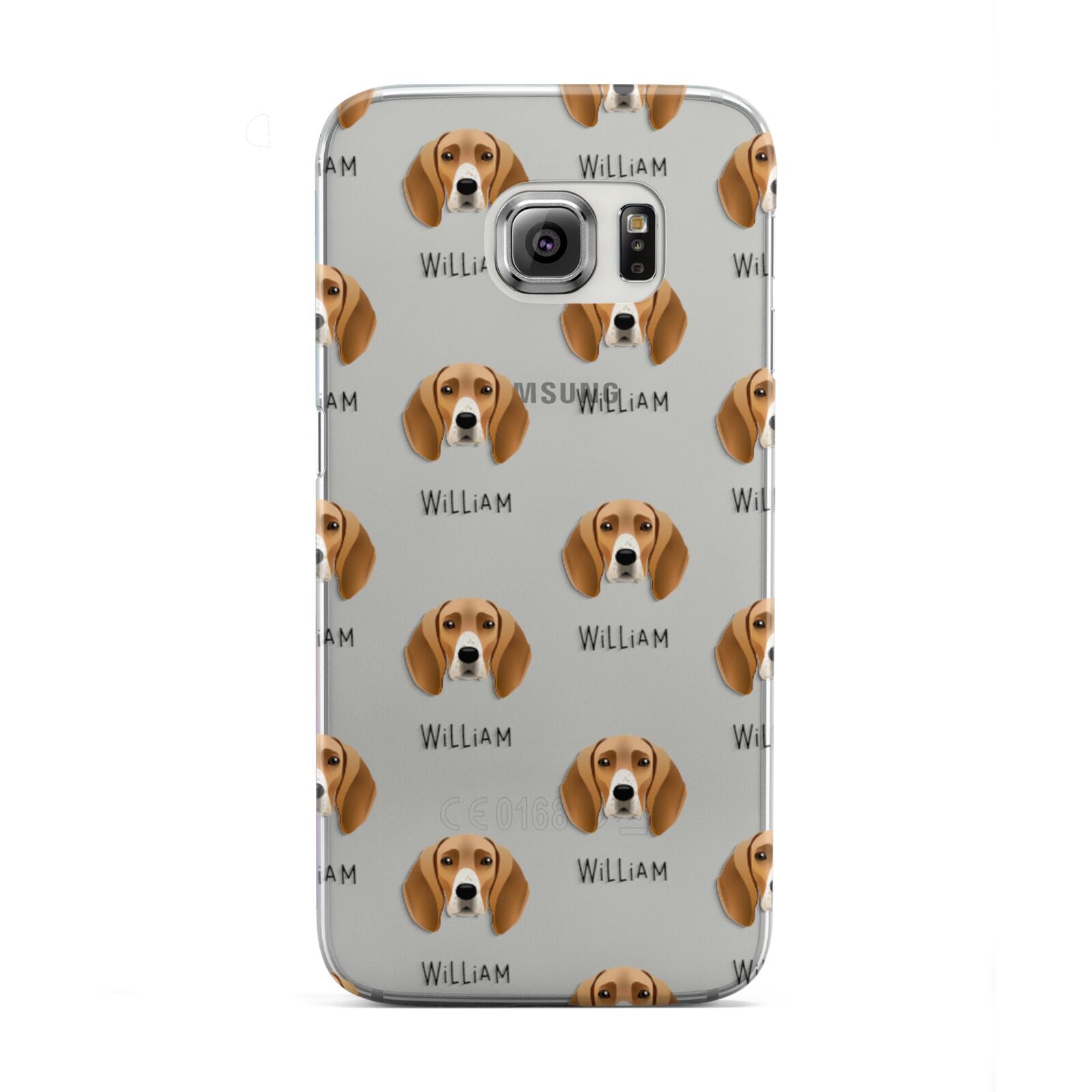 Foxhound Icon with Name Samsung Galaxy S6 Edge Case
