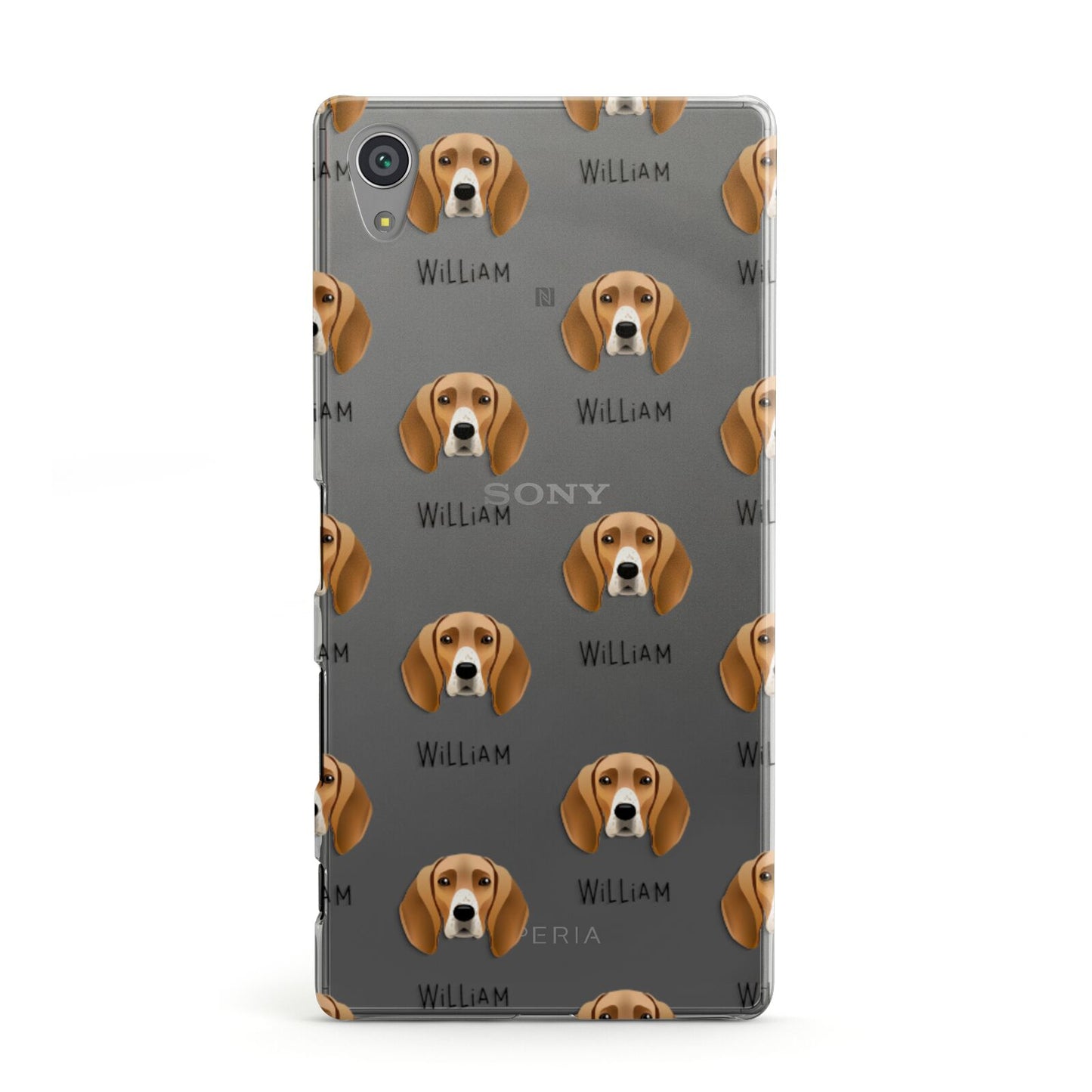 Foxhound Icon with Name Sony Xperia Case