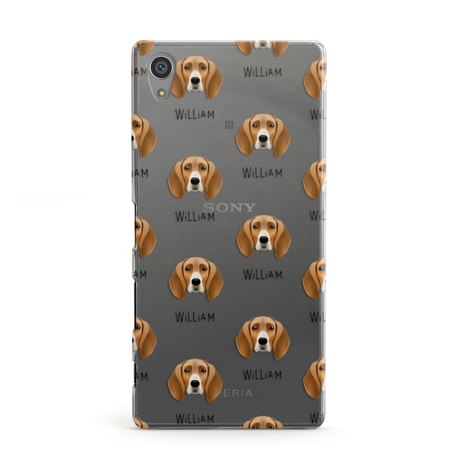 Foxhound Icon with Name Sony Xperia Case