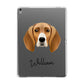 Foxhound Personalised Apple iPad Grey Case