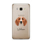 Foxhound Personalised Samsung Galaxy J7 2016 Case on gold phone