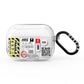 Fragile Courier Labels with Name AirPods Pro Clear Case