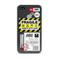 Fragile Courier Labels with Name Apple iPhone 4s Case