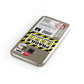 Fragile Courier Labels with Name Samsung Galaxy Case Front Close Up