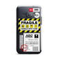 Fragile Courier Labels with Name Samsung Galaxy J1 2016 Case