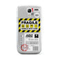 Fragile Courier Labels with Name Samsung Galaxy S4 Mini Case