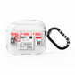 Fragile Delivery Labels with Name AirPods Clear Case 3rd Gen