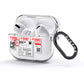 Fragile Delivery Labels with Name AirPods Glitter Case 3rd Gen Side Image