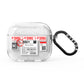 Fragile Delivery Labels with Name AirPods Glitter Case 3rd Gen