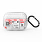 Fragile Delivery Labels with Name AirPods Pro Glitter Case