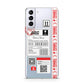 Fragile Delivery Labels with Name Samsung S21 Plus Case