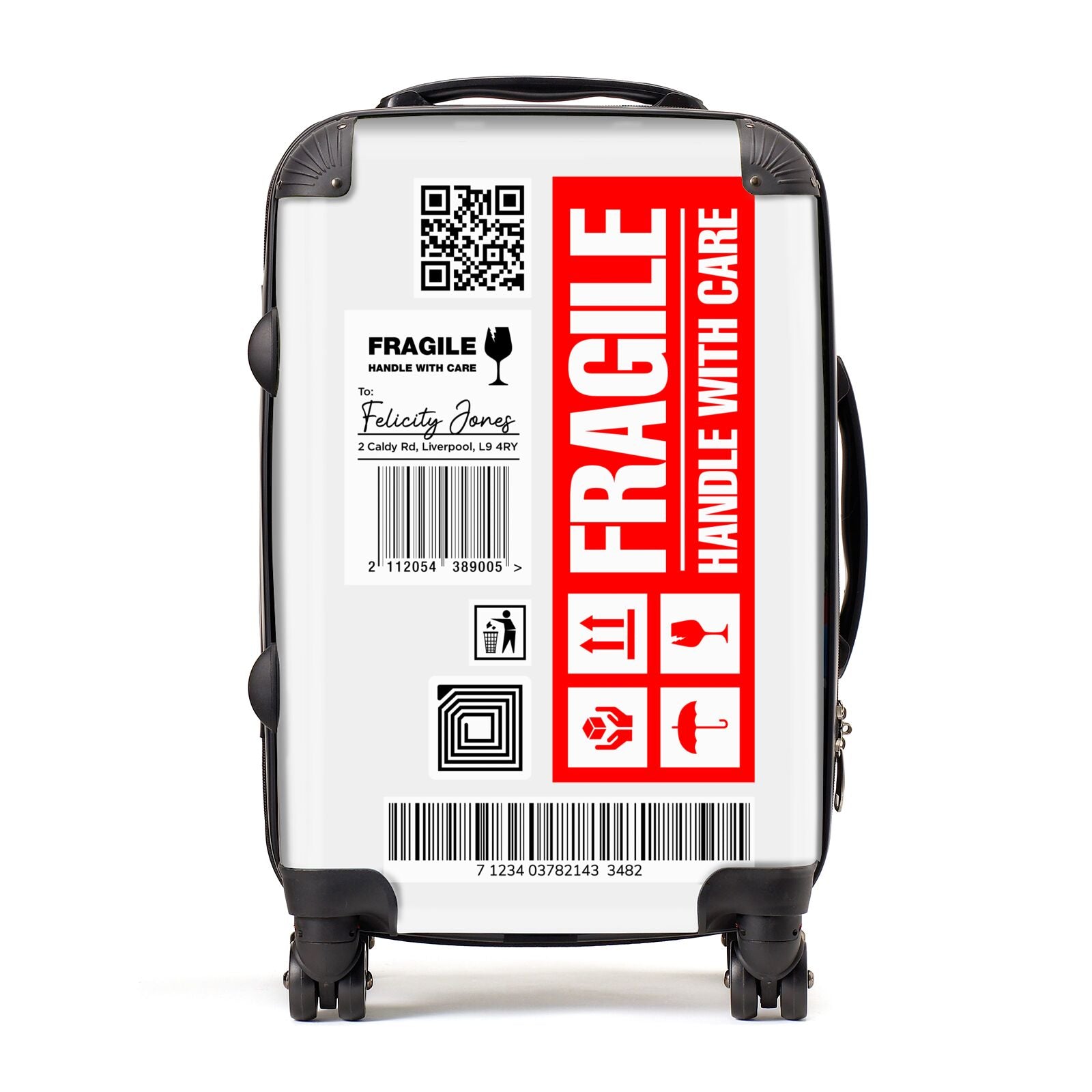 3M Waterproof Luggage Sticker / Fragile, Handle Love Delivery with care / 4  piece set - Shop harufuri Stickers - Pinkoi